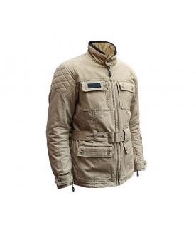 VESTE CANVAS HOMME - SABLE